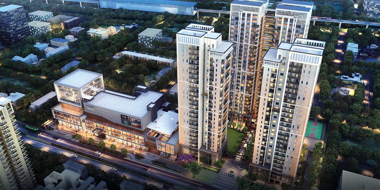 Silverglades Hightown Residences in Sector 28, MG Road